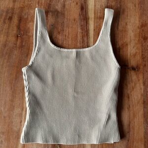 Babaton Sculpt Knit Tank in Matte Pearl